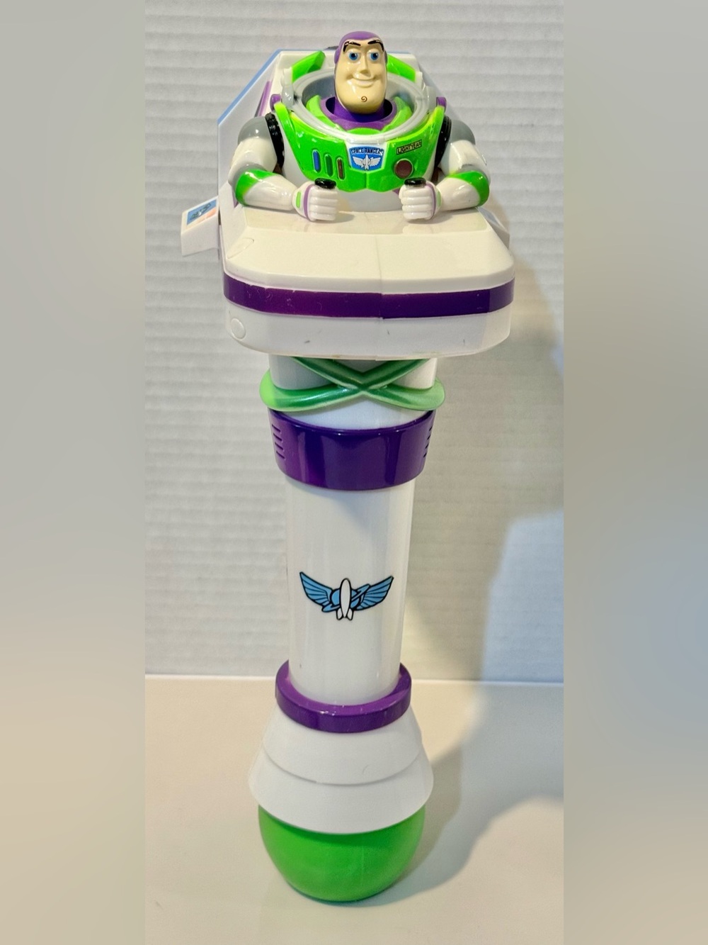 Disney Parks Buzz Lightyear Talk/Lights Bubble Wand ⭐️⭐️Pre-Used Fair⭐️⭐️ TESTED